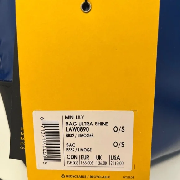 lolё Mini lily Bag Ultra Shine blue - Picture 3 of 9